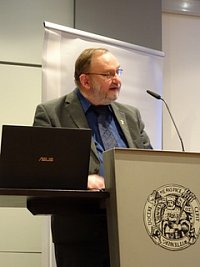 Eröffnung der Jahresversammlung 2018 des KThF durch den Vorsitzenden Prof. Dr. Joachim Schmiedl